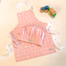 Load image into Gallery viewer, Farmyard - Child&#39;s Chefs Hat &amp; Apron - Pink
